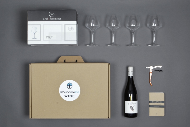 Coffret cadeau st-valentin - rond et vin blanc - Un grand marché