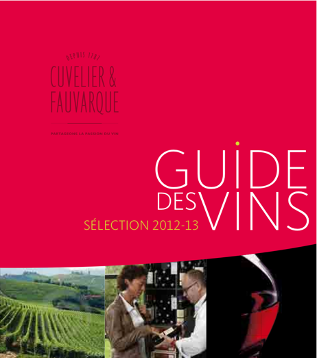 Catalogue Cuvelier & Fauvarque